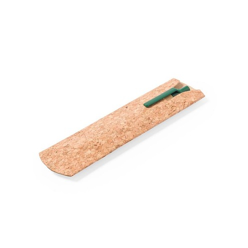 Korkowe etui na artykuły piśmienne jasnobrązowy