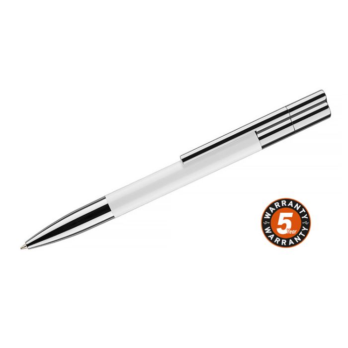 Długopis z pamięcią USB BRAINY 16 GB biały