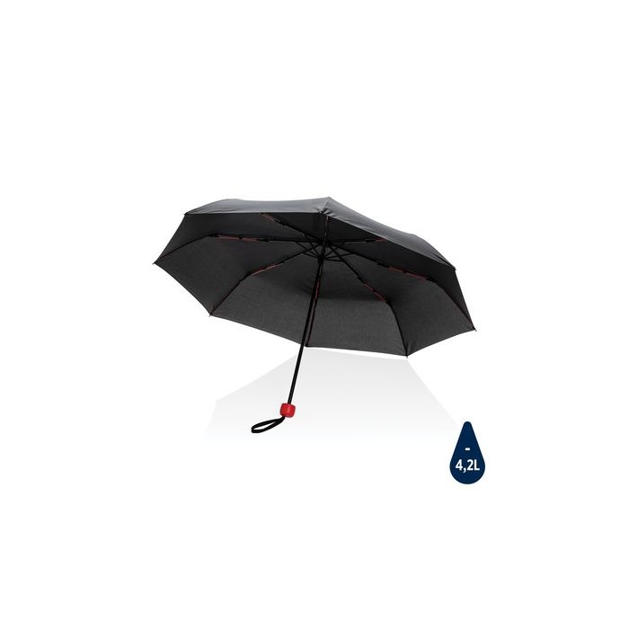 Mały parasol 20.5" Impact AWARE™ rPET czerwony