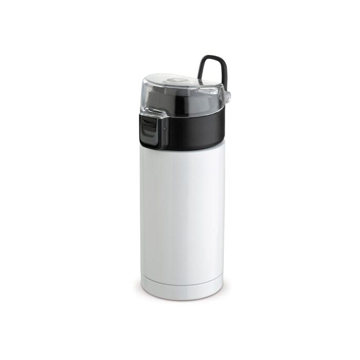 Thermo cup click-to-open 330ml, biały