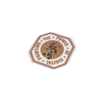 3D Digital Patch 10x10cm, transparentny