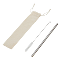 DRINK ELEGANT - Słomka do picia ze stali nierdzewnej