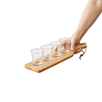 BAMBOO PARTY - Taca z kieliszkami