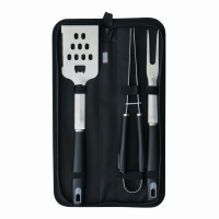 PRETTY BBQ - Sztućce do grilla ze stali nierdzewnej PRETTY BBQ