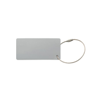 Aluminiowa zawieszka na bagaż, srebrny