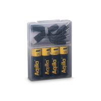 Aqiila – akumulatory AA USB-C o pojemności 2000 mAh, zestaw 4 sztuk, czarny