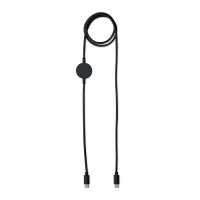 ARGER - Kabel 60W i ładowarka zegarka, Czarny