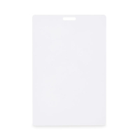 BADLARGE - Identyfikator 120 x 80 mm, Bialy