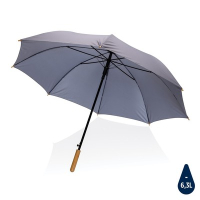 Bambusowy parasol automatyczny 27" Impact AWARE™ rPET szary