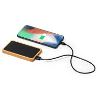 Bambusowy power bank 5000 mAh neutralny