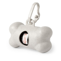 Bambusowy zasobnik z woreczkami na psie odchody neutralny