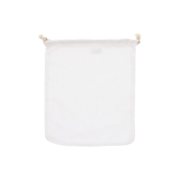Bawełniana torba wielokrotnego użytku na żywność OEKO-TEX® 25x30cm, biały