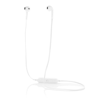 Bezprzewodowe słuchawki douszne biały