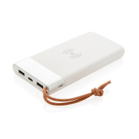 Bezprzewodowy power bank 8000 mAh Aria biały