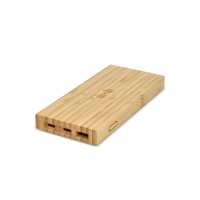 Bezprzewodowy powerbank bamboo 8000 mAh
