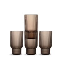 BILLI SZKLANKI 4-SZT, BRĄZOWE