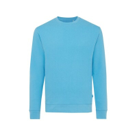 Bluza z bawełny z recyklingu Iqoniq Zion niebieski