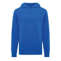 Bluza z kapturem i kieszeniami Iqoniq Yengo z bawełny z recyklingu niebieski