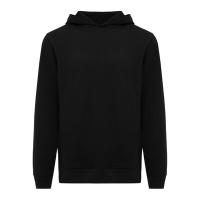 Bluza z kapturem i kieszeniami Iqoniq Yengo z bawełny z recyklingu czarny