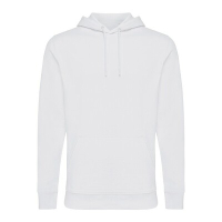 Bluza z kapturem z bawełny z recyklingu Iqoniq Jasper biały