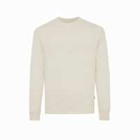 Bluza z niebarwionej bawełny z recyklingu Iqoniq Denali neutralny