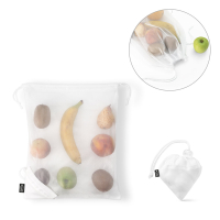 BOLZANO. Składana torba wykonana z siatki i poliester z recyklingu 190T (100% rPET)