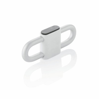 Brelok do kluczy, kłódka czarny