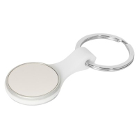 Brelok do kluczy, lusterko biały