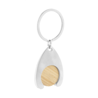 brelok do kluczy z żetonem na wózek