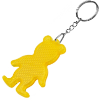 Brelok odblaskowy BEAR, żółty