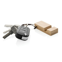 Brelok, stojak na telefon brązowy