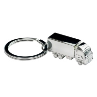 Brelok TIR 3D srebrny