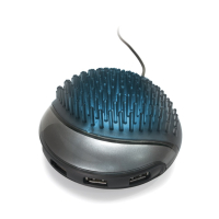 BUSINESS POINT - Rozgałęziacz USB z podstawą na wizytówki i podświetleniem