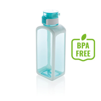 Butelka sportowa 600 ml Squared turkusowy