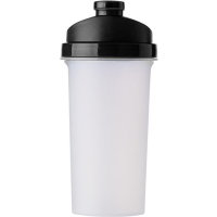 Butelka sportowa 700 ml, shaker czarny