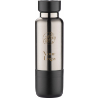 Butelka termiczna ze smyczką RON 500 ml czarny