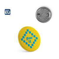 Button P'IN 3. Button P'IN 3. Okrągła przypinka