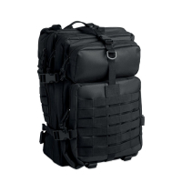 CARRYCONFI - Plecak outdoorowy 600D RPET, Czarny