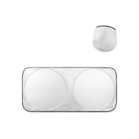 CLYDE. Osłona przeciwsłoneczna do samochodu z poliestru 210D