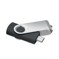COLODRI - Pamięć flash USB 3.0 typu C MO1403, Czarny