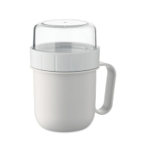 CUP ON GO - Kubek podróżny PP 450 ml, Bialy