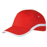 Czapka z daszkiem czerwony