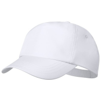 Czapka z daszkiem RPET biały