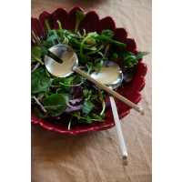 DAGNY Talerz średni, bordowy