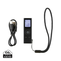 Dalmierz laserowy 30m Gear X, aluminium z recyklingu czarny