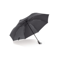 Deluxe 23'' dwustronny parasol otwierany i zamykany automatycznie, czarny