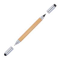 Długopis i ołówek touch pen 2w1, beżowy