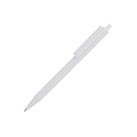 Długopis Kuma w mocnym kolorze, biało / biały