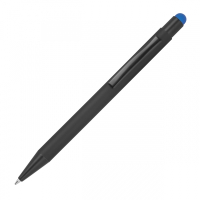 Długopis metalowy touch pen soft touch OHARA, niebieski