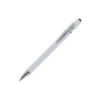 Długopis Paris Metalowy miękki dotyk, biały